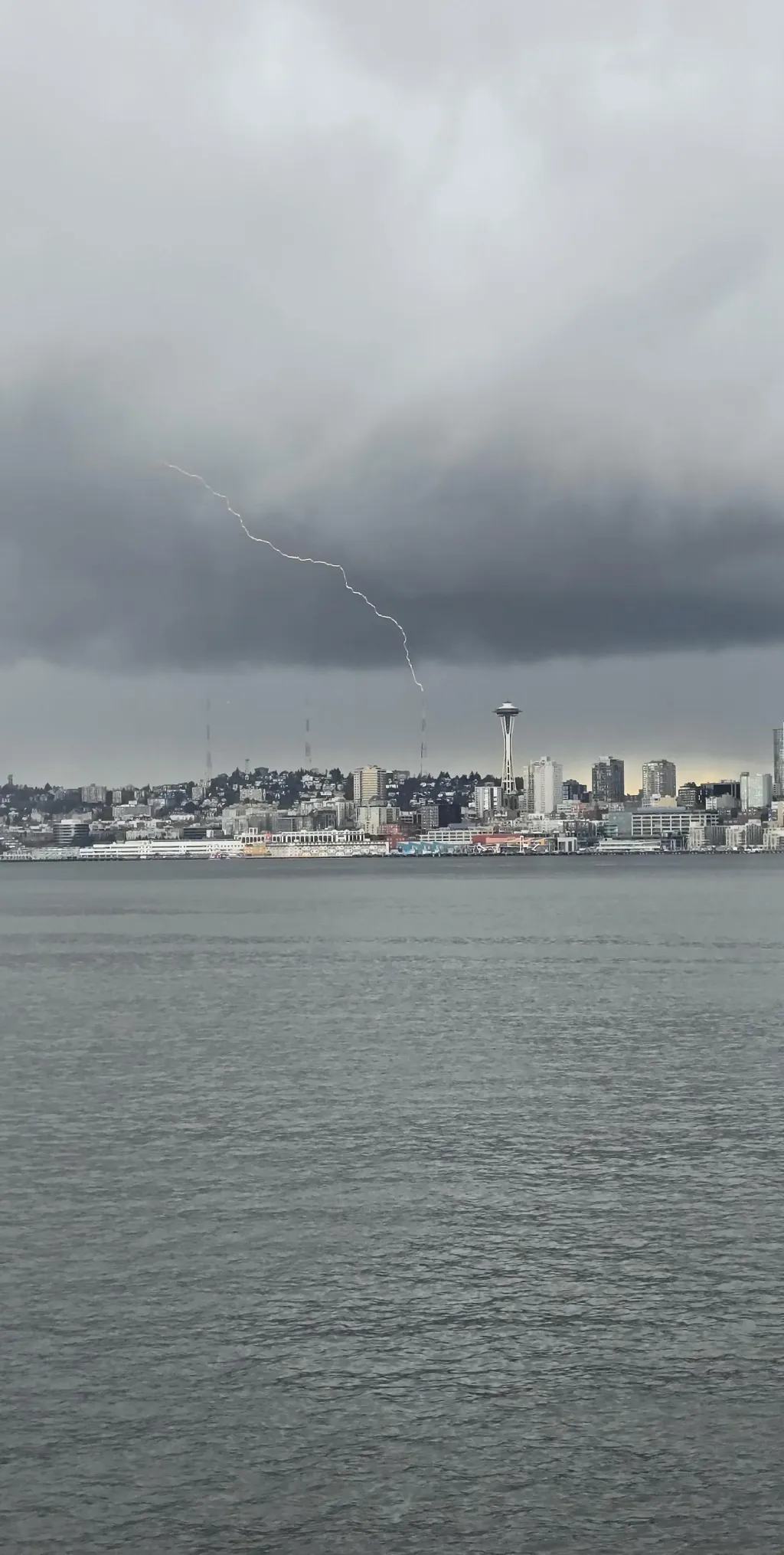 Lightning Viewed from Puget Sound