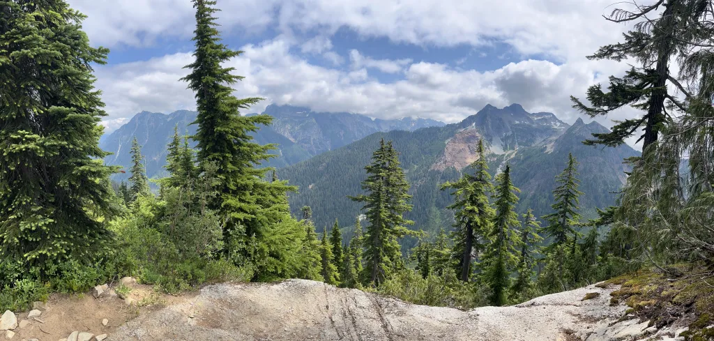 Mt Dickerman coming into View