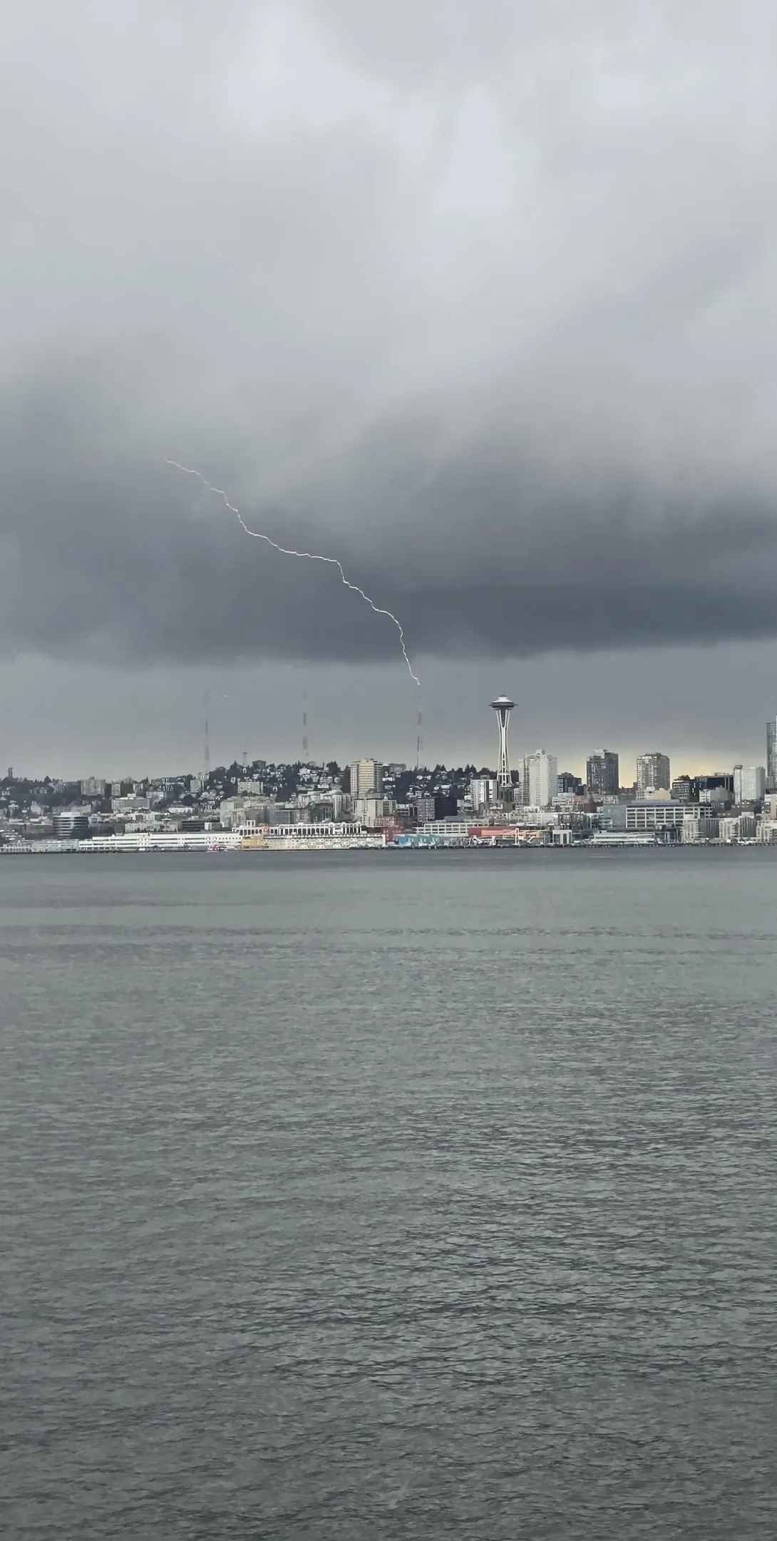 Lightning Viewed from Puget Sound